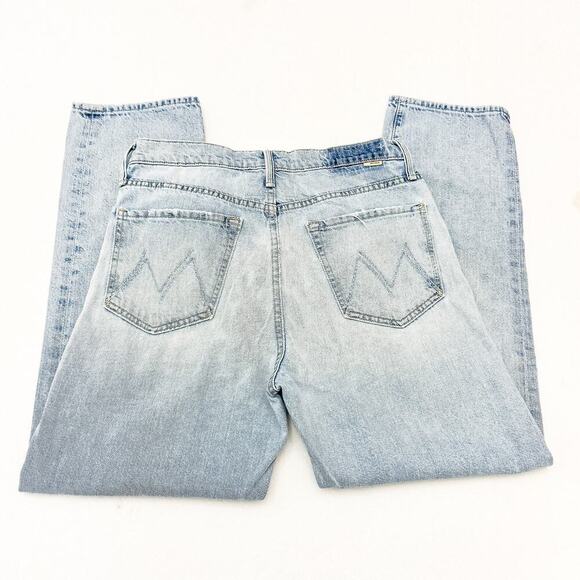 Mother Superior The Huffy Flood Mercy Button Fly Ripped Denim Jeans Size 28 - Picture 5 of 11